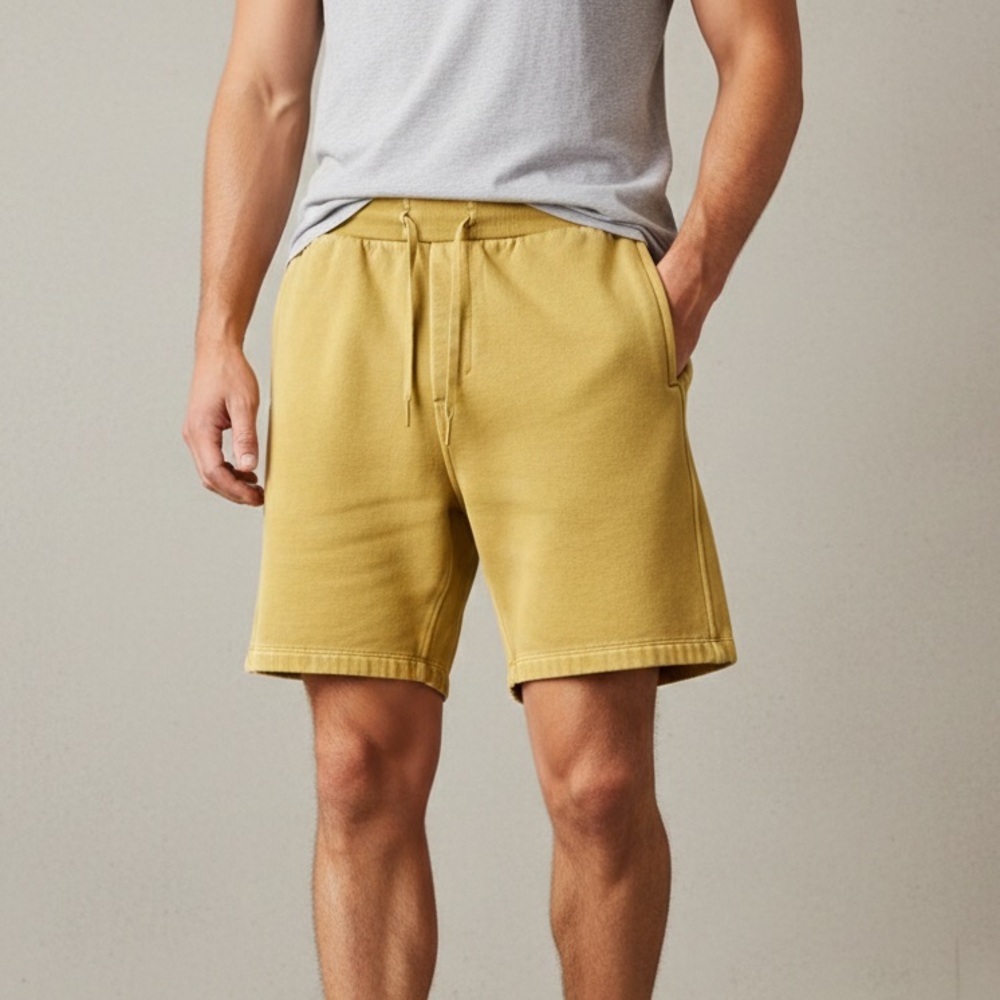 LULULEMON Steady State Relaxed Fit Short 7" Dilute Wash Gilded Yellow XXL